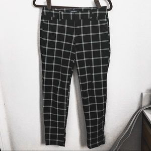 Black and white plaid pants from Old Navy!